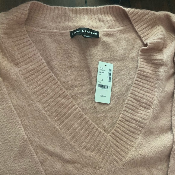 LOVE & LEGAND || V Neck Sweater - Picture 5 of 5